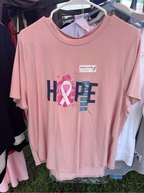 Earth Yoga Pink Hope Short Sleeve Tee